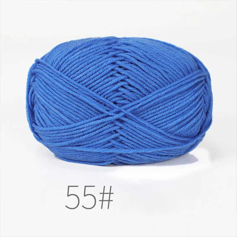 Fil à tricoter en coton doux, tissu mélangé, fil de velours en fibres épaisses, fil de laine au Crochet pour pull, bricolage