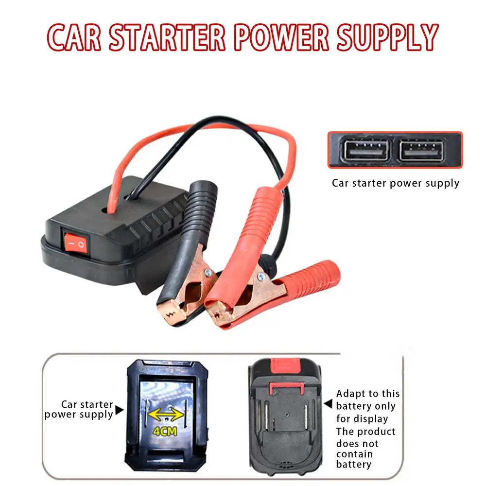 Démarreur de saut de batterie de voiture Portable, boîte de saut, convertisseur de batterie au Lithium, bloc d'alimentation Compact pour le démarrage de véhicule d'urgence