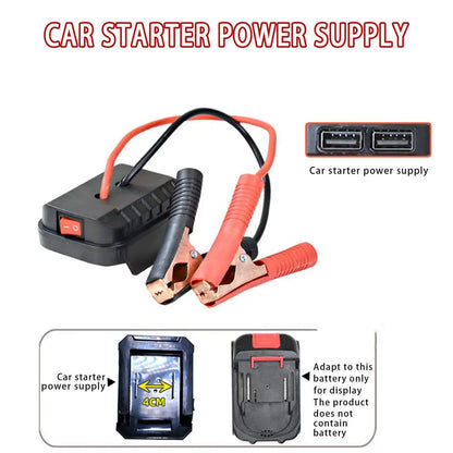 Démarreur de saut de batterie de voiture Portable, boîte de saut, convertisseur de batterie au Lithium, bloc d'alimentation Compact pour le démarrage de véhicule d'urgence