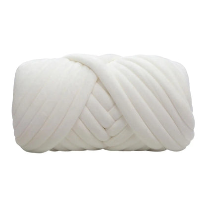 Tube de fil épais fil géant crochet 250G fil tubulaire Jumbo tricot fil doux et volumineux pour la fabrication de tapis chapeaux écharpe lit pour animaux de compagnie