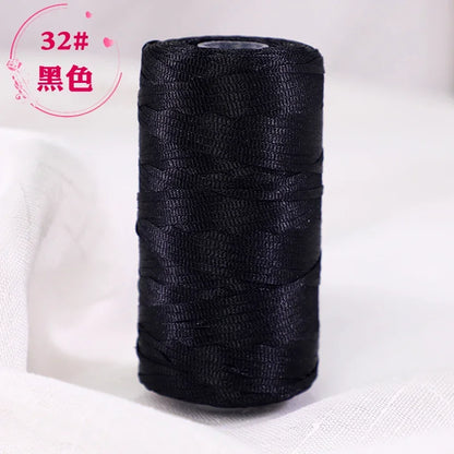 Fil de Crochet d'été en Satin, 100g/bobine, sangle conçue, fil fantaisie mélangé pour bricolage, chapeau, sac à main, pull, chapeau, 1 pièce