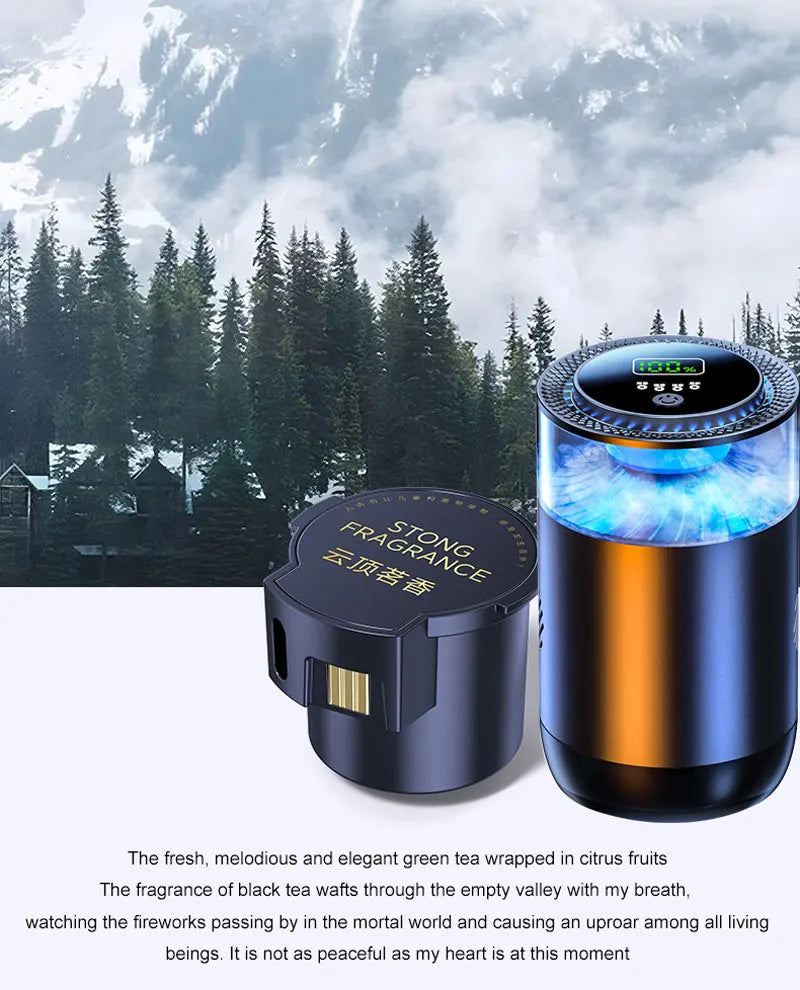 Désodorisant aromatique pour voiture, diffuseur de véhicule créatif, lumière ambiante, brume de nuage, parfum, arôme de voiture électrique, bon odeur, cadeau pour la maison