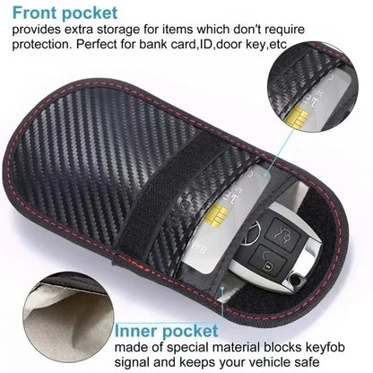 Boîte de protection du Signal de clé de voiture, Cage Faraday, paquet de télécommande, paquet de blindage Rfid sans clé, accessoires de voiture, 1