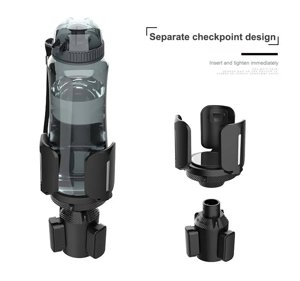 Base de tasse de boisson multifonctionnelle pour véhicule, avec porte-gobelet réglable, porte-gobelet de voiture extensible amélioré