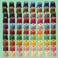 Fil à coudre ultra-fin 602-fil en polyester semblable à la soie à grande vitesse 60s/2 5000m, pour machine à broder et travaux d'aiguille délicats
