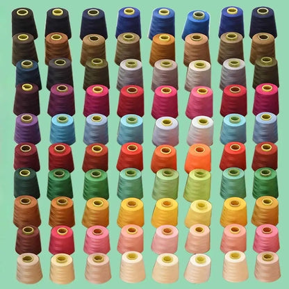 Fil à coudre ultra-fin 602-fil en polyester semblable à la soie à grande vitesse 60s/2 5000m, pour machine à broder et travaux d'aiguille délicats