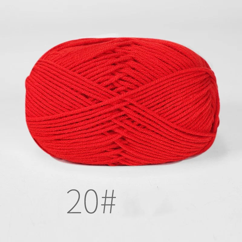 Fil à tricoter en coton doux, tissu mélangé, fil de velours en fibres épaisses, fil de laine au Crochet pour pull, bricolage