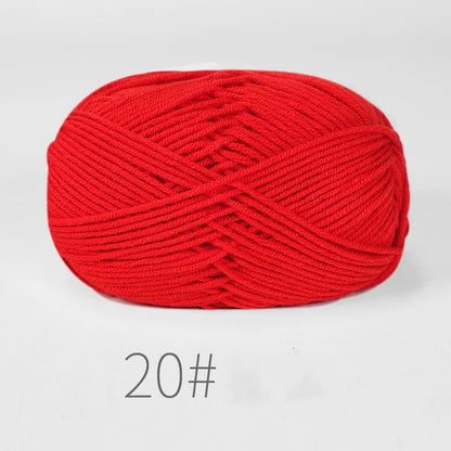 Fil à tricoter en coton doux, tissu mélangé, fil de velours en fibres épaisses, fil de laine au Crochet pour pull, bricolage