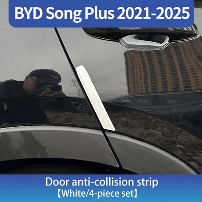 Bande Anti-collision pour porte de voiture ABS, autocollant de protection extérieur résistant aux rayures et à l'usure, pour Byd Song Plus Seal u Dmi 2020 – 2025, 4 pièces