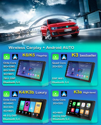 Autoradio Android, WIFI, FM, GPS, Stéréo, 2 DIN, Unité Centrale avec Cadre, pour Voiture KIT 5008, 4008, 3008, 2017, 2018, 2019, 2020