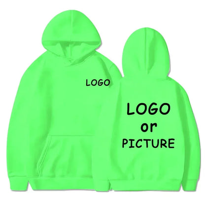 Sweat-shirts décontractés pour hommes et femmes avec logo personnalisé, sweat-shirts à manches longues pour l'automne et l'hiver, sweat-shirts personnalisés de style streetwear.