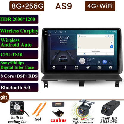 Autoradio Carplay pour Peugeot Partner 1 2002-2008 Partner origine 1 2008-2011 GPS Android Auto lecteur multimédia stéréo No 2din