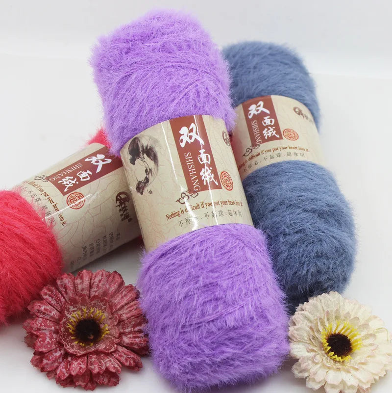 Rouleau de fil moelleux en cachemire à 3 plis, 100 g/rouleau, tricot coloré, laine super douce tricotée, Crochet pour bébé, écharpe pour bébé, fil épais