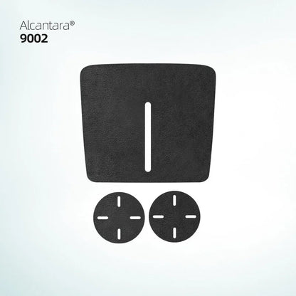 Alcantara Water Cup Pad pour XPeng G9, Central Control Storage Door Slot Pad, Antidérapant, Feuille décorative