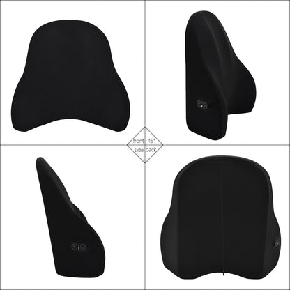 Oreiller cervical électrique pour voiture, vibration valide, support de voiture intelligent, coussin lombaire, siège, sauna, repos du dos