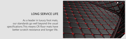 Tapis de sol de voiture personnalisés pour MG ZS EZS MG HS 2017-2023 EHS MARVEL R 2021-2023, couverture complète en cuir, doublures de sol de luxe