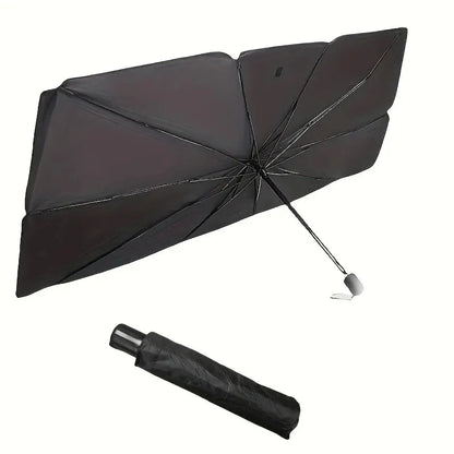 Pare-soleil pliable pour pare-brise avant de voiture, Protection UV/résistant à la chaleur, pare-soleil universel pour la Protection du tableau de bord