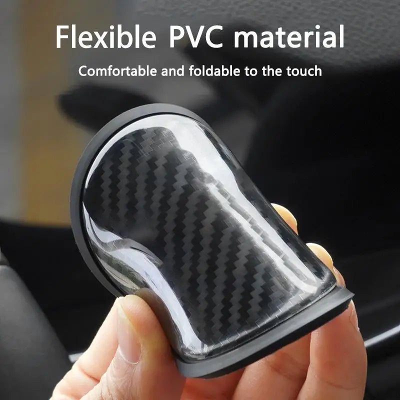 Dessous de verre antidérapant en Fiber de carbone pour tasse d'eau de voiture, pour Opel Astra J K OPC Corsa Vectra D Zafira B Insignia Mokka Vivaro