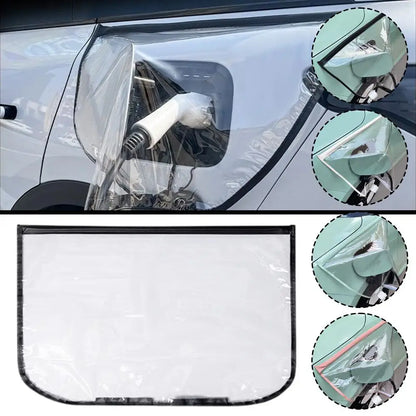 Housse de Protection universelle contre la pluie pour Port de chargement de véhicule, nouvelle énergie, Protection contre la poussière extérieure, étanche, pour pistolet de chargeur