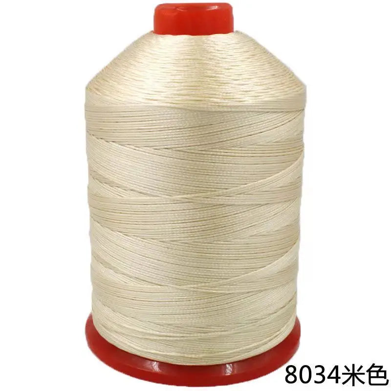 Fil de Cuir Polyester à 16 Brins, Creux, Crochet Fait à la Main, Bracelet Tissé, Pompon, 1mm, 210D
