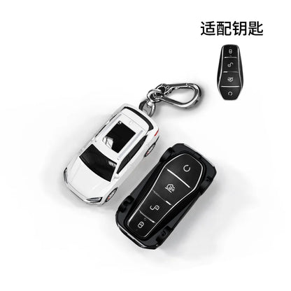 Pour BYD Song modèle de voiture pour BYD Song Plus Atto 3 Han EV Tang DM Qin joint dauphin télécommande voiture porte-clés couverture porte-clés accessoires