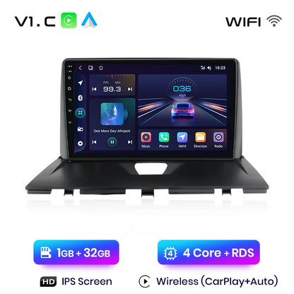 Junsun-V1 AI Voice Wireless CarPlay Android Auto Radio, KIT Rods 2007, 2008, 2009, 2010-2016, 4G, Système intelligent de voiture, GPS