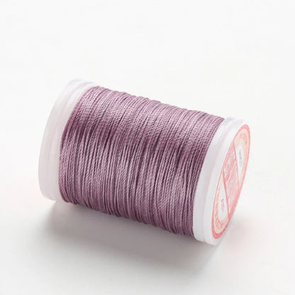 Fil à coudre rond ciré en Polyester, 0.4/0.5/0.6MM, accessoires de bricolage, artisanat du cuir, fil ciré, cordes enduites de cire, livraison directe