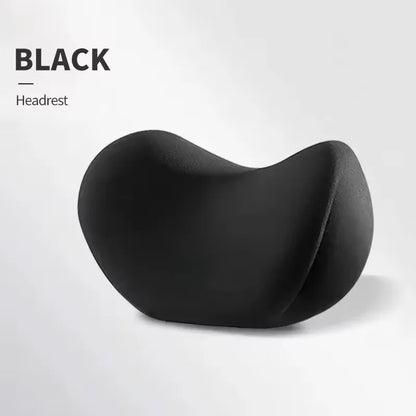 Oreiller cervical en mousse à mémoire de forme pour voiture, coussin de soutien lombaire pour le dos, appui-tête universel pour voitures, accessoires d'intérieur de voiture, fournitures de véhicule