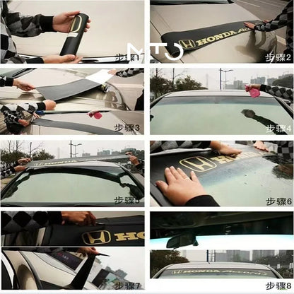 Autocollant de fenêtre de pare-brise de voiture, 1 pièce, pour Alfa Romeo Mito