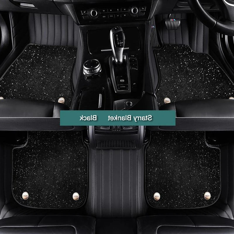 Tapis de sol de voiture personnalisés à double couche, revêtements de sol en cuir, accessoires de repose-pieds automatiques, Lynk & Co 01 02 03 05 06 09