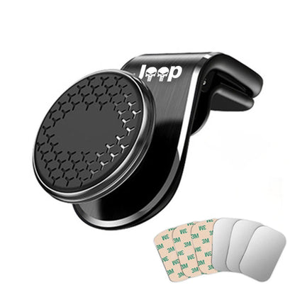 Support magnétique pour téléphone de voiture, Clip de ventilation pour Jeep Renegade Compass Grand Cherokee Wrangler jk Gladiator, accessoires de voiture