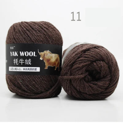 Fil épais de laine de cachemire Yak pour tricoter, écharpe de pull au Crochet, fil de laine mélangée mérinos tricoté de haute qualité