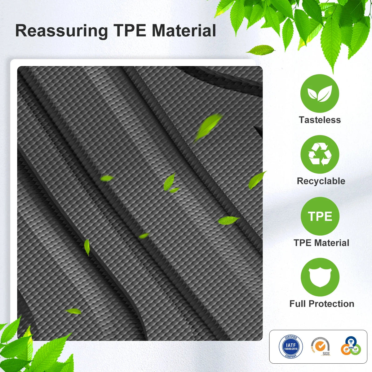 Pour BYD Shark 2025 2024 3D TPE tapis de sol tapis de coffre tous temps imperméable anti-dérapant arrière doublure de chargement tapis coussinets de pied noir