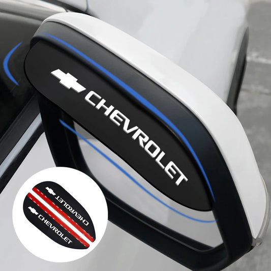 Bouclier de pluie pour rétroviseur de voiture, 2 pièces, pour Chevrolet Trax Cruze Malibu Camaro Cavalier Equinox Orlando, accessoires
