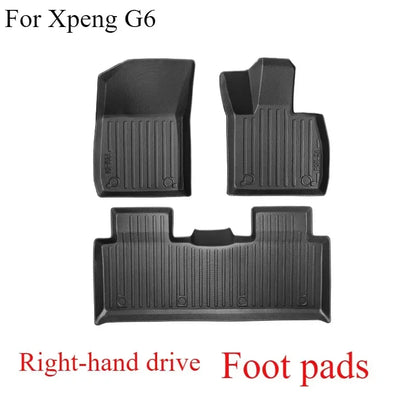 Tapis de Sol Antidérapants Imperméables pour Xpeng G6 2023 2024, Doublure de Chargement Avant et Arrière, Polymères de Coffre, Accessoires