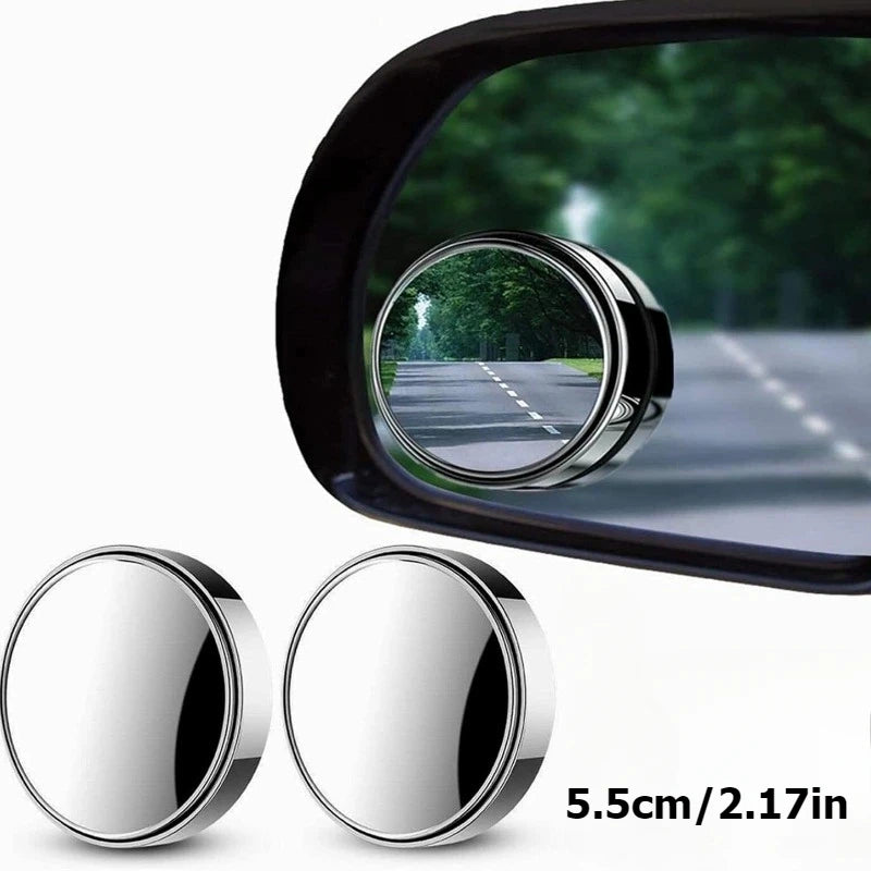 Rétroviseur de voiture, petit miroir circulaire, miroir auxiliaire grand angle haute définition, Surface convexe