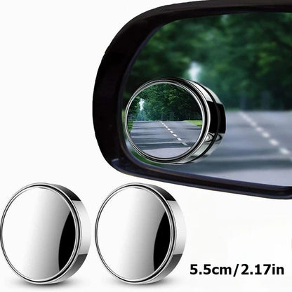 Rétroviseur de voiture, petit miroir circulaire, miroir auxiliaire grand angle haute définition, Surface convexe