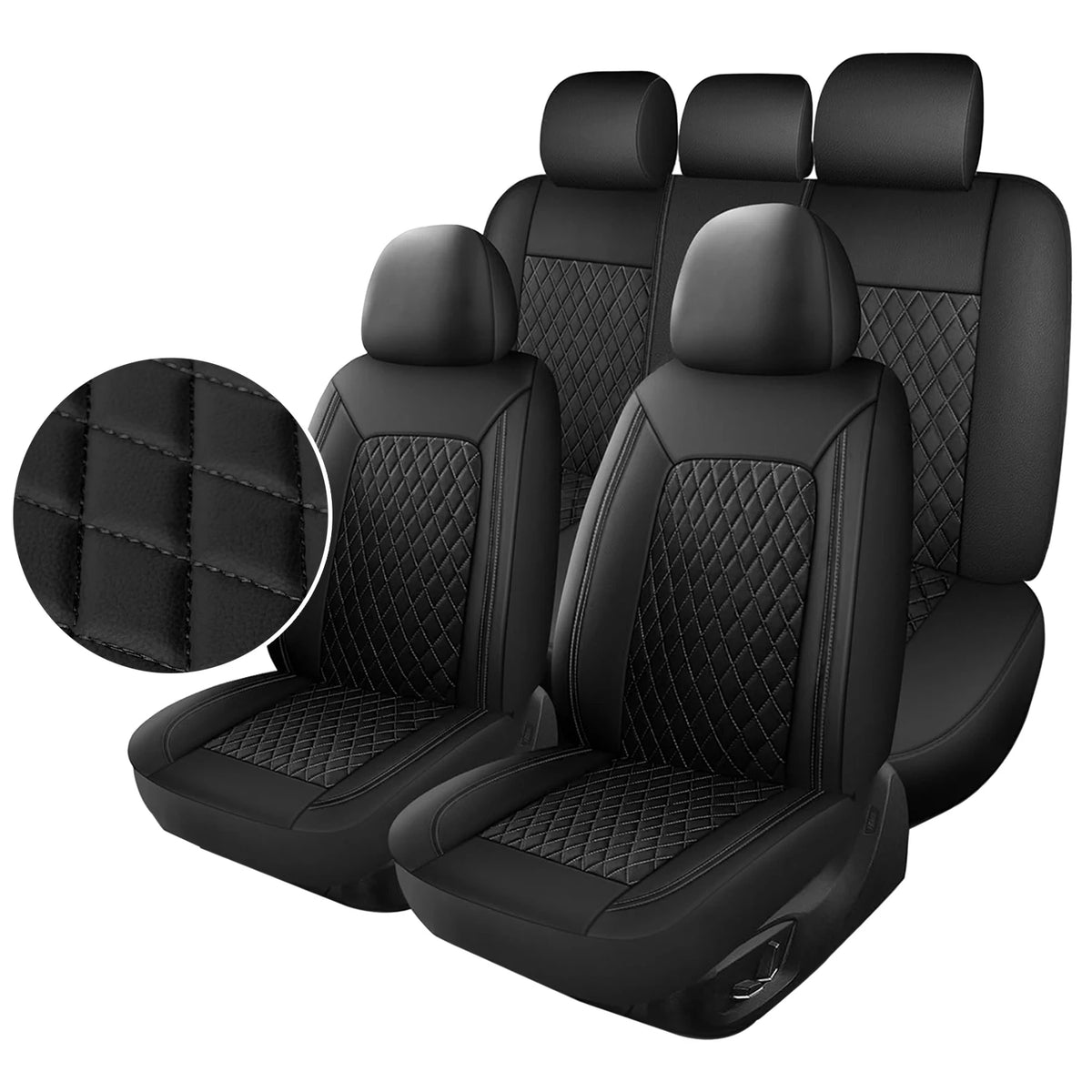 Housses de siège de voiture ensemble complet banc arrière fendu avant pour voiture tissu universel SUV berline Van couvertures intérieures automobiles 0910