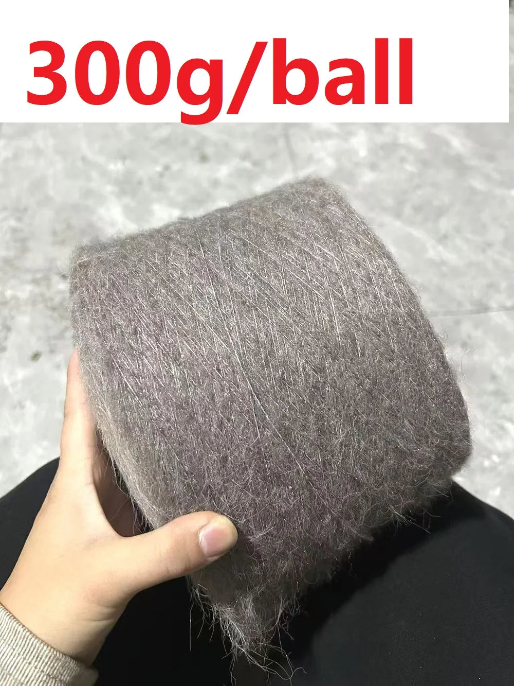 Laine tricotée à la main en forme de lapin Super douce, fil Mohair au Crochet chaud, acrylique, anti-boulochage, pour pull, écharpe, haute qualité, 500g, 1 pièce