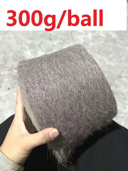 Laine tricotée à la main en forme de lapin Super douce, fil Mohair au Crochet chaud, acrylique, anti-boulochage, pour pull, écharpe, haute qualité, 500g, 1 pièce