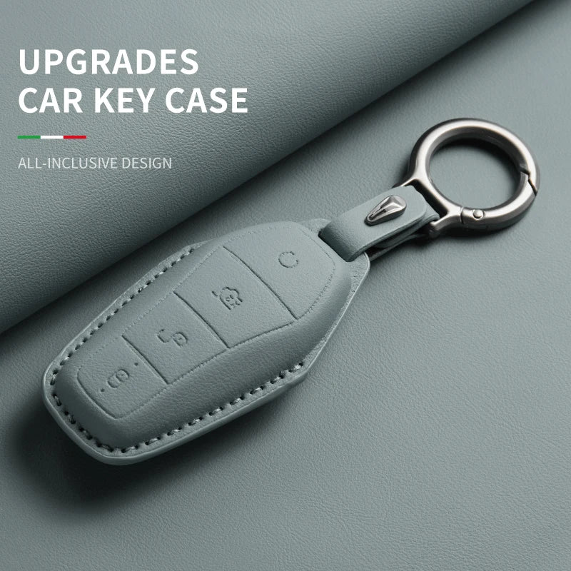 Étui de protection pour clé de voiture, support pour BYD Han Ev Tang Dm Qin PLUS Song Pro MAX Yuan DolDave E2, protecteur de clé automatique, accessoires de voiture