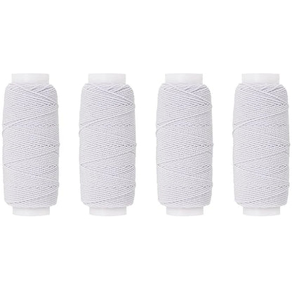 Cordon artisanal élastique de sertissage de 0.75mm, 20m de chaque bobine, fil élastique de sertissage pour la couture, cordon artisanal de tricot matelassé, perles de bricolage