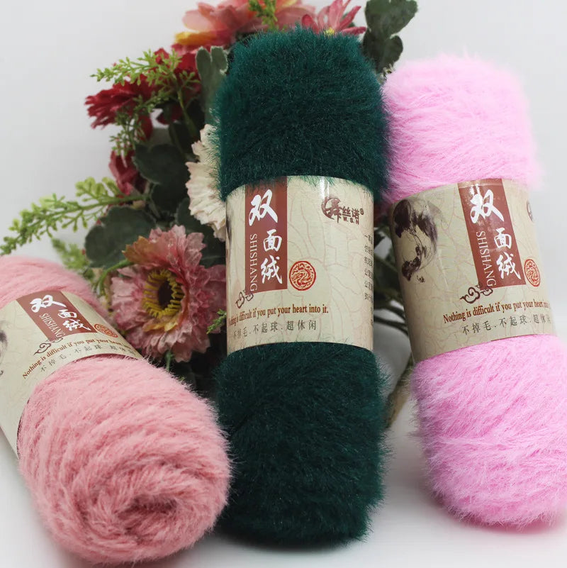 Rouleau de fil moelleux en cachemire à 3 plis, 100 g/rouleau, tricot coloré, laine super douce tricotée, Crochet pour bébé, écharpe pour bébé, fil épais