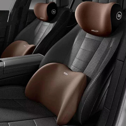 Appui-tête de voiture universel, oreiller lombaire en mousse à mémoire de forme, Support lombaire Cervical, oreiller de cou automatique, dossier, intérieur de voiture et de bureau