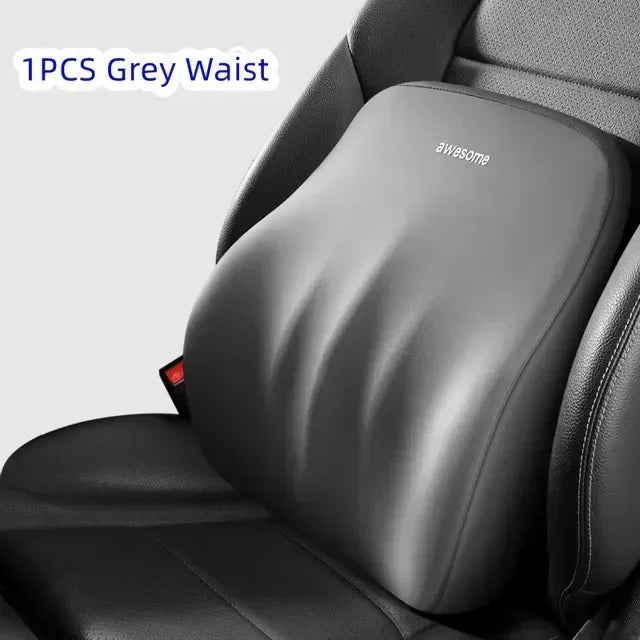 Nouvel appui-tête de voiture avec support lombaire, coussin en mousse à mémoire de forme pour le cou et protection des épaules pour un confort amélioré