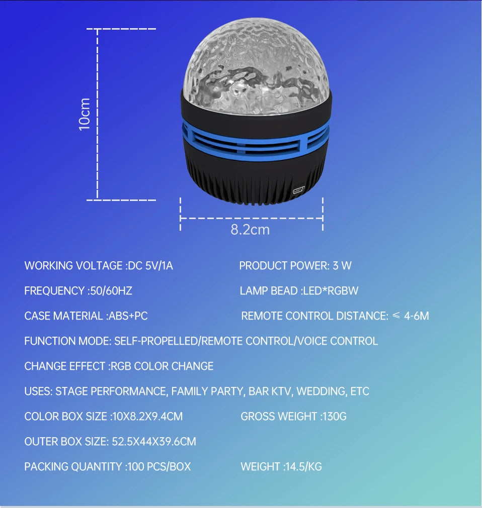 Projecteur LED Galaxie Étoilée Lumière RGB Télécommande Intelligente Lampe Aurore Étoile KTV USB pour Décoration Maison Chambre Camping Mariage