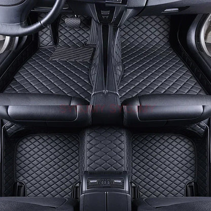 Tapis de Sol de Voiture 3D Personnalisé en Cuir Artificiel, Accessoires d'Nikpour KIT 2008, 2014, 2019, 3008, 4008, 2017-2023