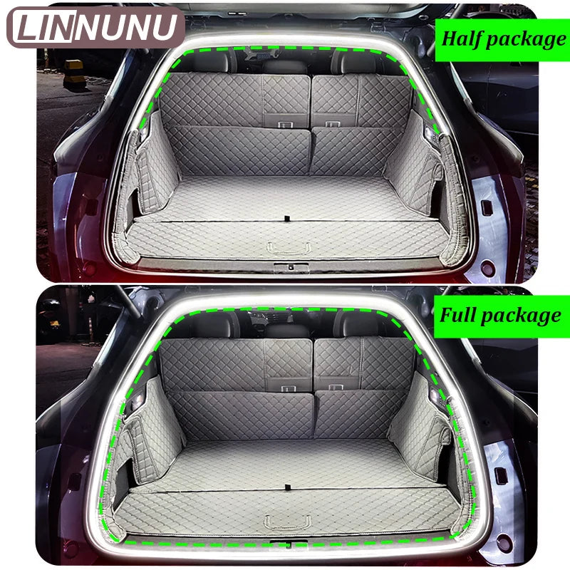LINNUNU – bandes lumineuses LED pour coffre de voiture arrière, pour ZEEKR 7X 2025 2026, éclairage de boîte arrière, accessoires de bande de lampe décorative intérieure