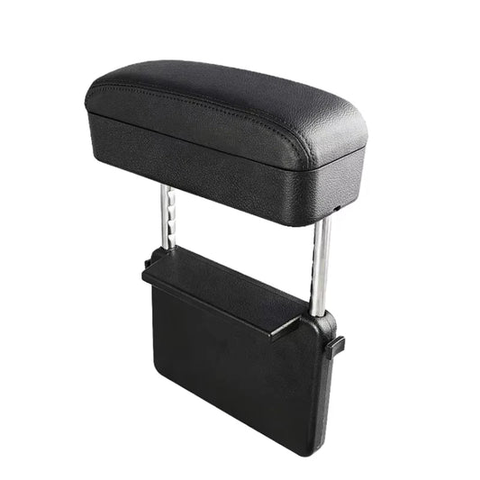 Support d'accoudoir de voiture universel réglable en hauteur avec coussin de confort et organisateur de rangement pour console