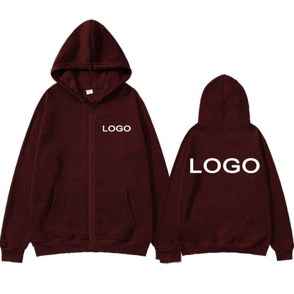 Sweat à capuche imprimé personnalisé pour hommes et femmes, fermeture éclair, ample, vêtements décontractés, mode, manches longues, pull à capuche, personnalité